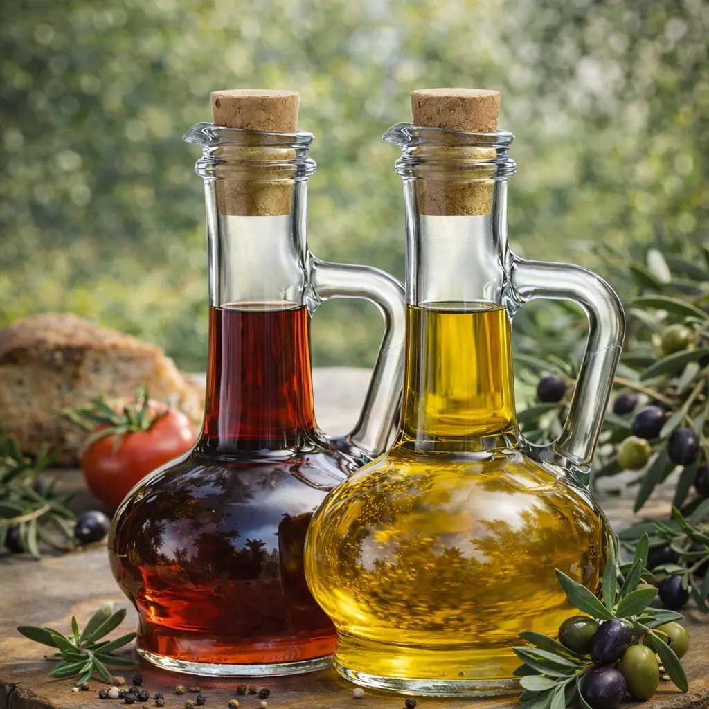 سيت مزايت زجاجية 2 قطع ماركة باشابهجة Pasabahce Glass Oil Set