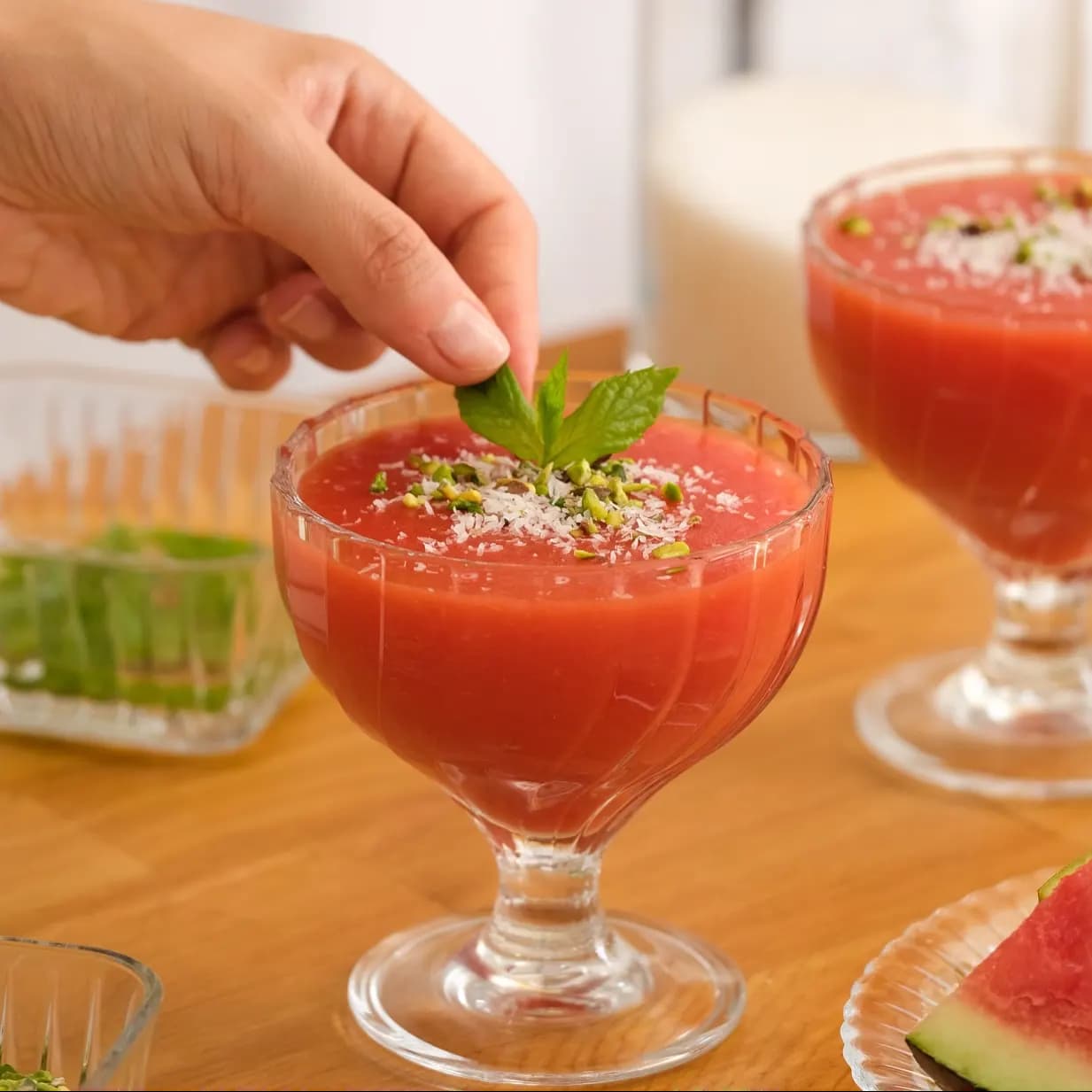 سيت وعاء ايس كريم زجاجي 2 قطع ماركة باشابهجة Pasabahce Ice Cream Bowl Set - Image 2