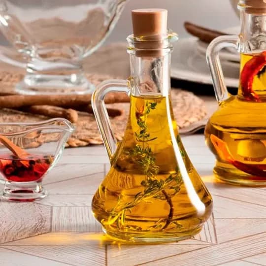 سيت مزايت زجاجي 2 قطع ماركة باشابهجة  Pasabahce Glass Oil Set
